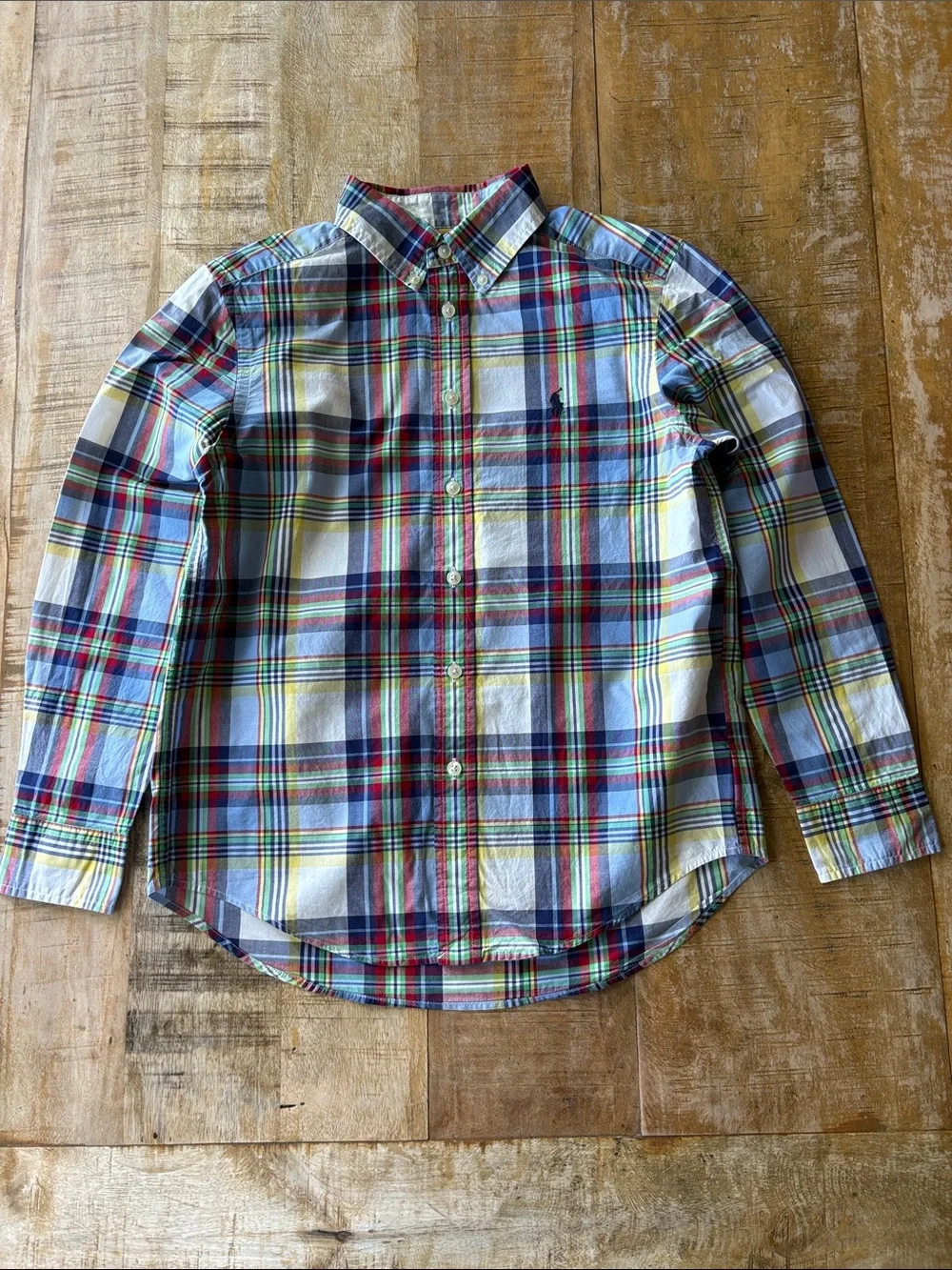 Ralph Lauren Boys Plaid Shirt M(10-12)